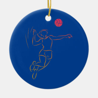 Frauen Niedlich Beach Volleyball Girl Volleyball Keramik Ornament