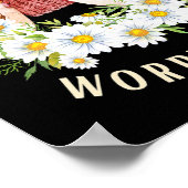 Frauen Niedlich Crochet Lover Crochet Mehr Garn Ho Poster (Ecke)