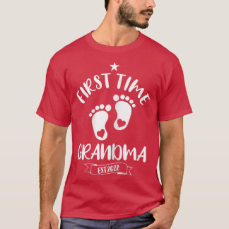 Frauen Niedlich erste Oma 2022 für GR T-Shirt