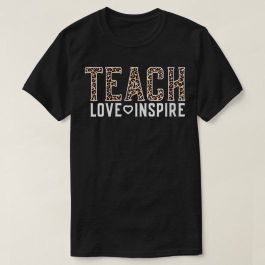 Frauen Niedlich Lehrerin Lehre Liebe Inspirierte L T-Shirt (Design vorne)