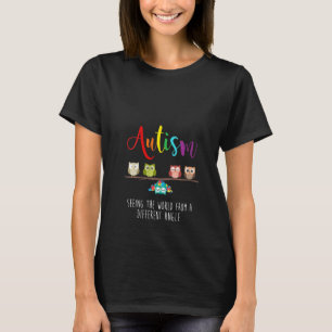 Frauen Niedliche Augenbrauen Puzzleteile Autistisc T-Shirt