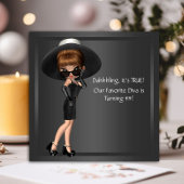 Frauen Niedliche Diva Geburtstagspartei Einladung