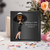 Frauen Niedliche Diva Geburtstagspartei Einladung