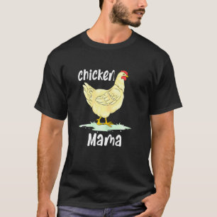 Frauen Niedliche Frauen Mädchen Hühner-Mutter-Desi T-Shirt