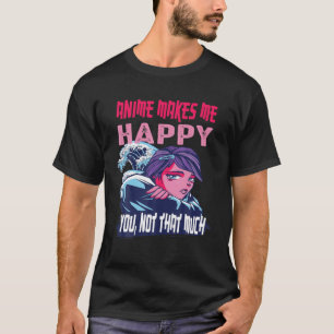 Frauen Niedliche Mädchen, die Anime Happy Pastel D T-Shirt