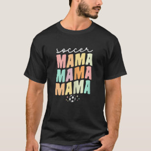 Frauen Niedliche, stolze Fußball-Mama-Mama für Fra T-Shirt