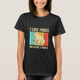 Frauen Niedlicher Frosch für Tote Männer Amphibien T-Shirt