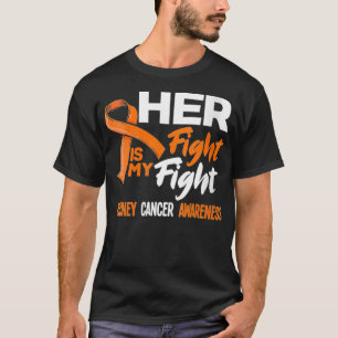 Frauen Niere Krebs Ihr Kampf ist meine Kidney-Kämp T-Shirt