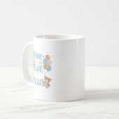 Frauen NK oder Blau Wir Liebe Sie, Schwangerschaft Kaffeetasse (Vorderseite Links)