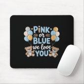 Frauen NK oder Blau Wir Liebe Sie, Schwangerschaft Mousepad (Mit Mouse)
