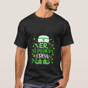 Frauen Notaufnahme Krankenschwester St. Patrick's T-Shirt