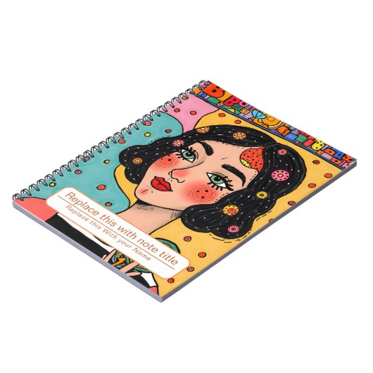 Frauen-Notebook feiern Notizblock (Linke Seite)