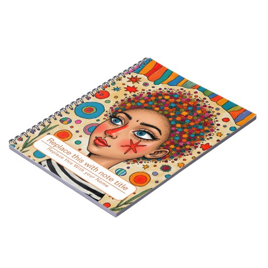 Frauen-Notebook feiern Notizblock (Linke Seite)