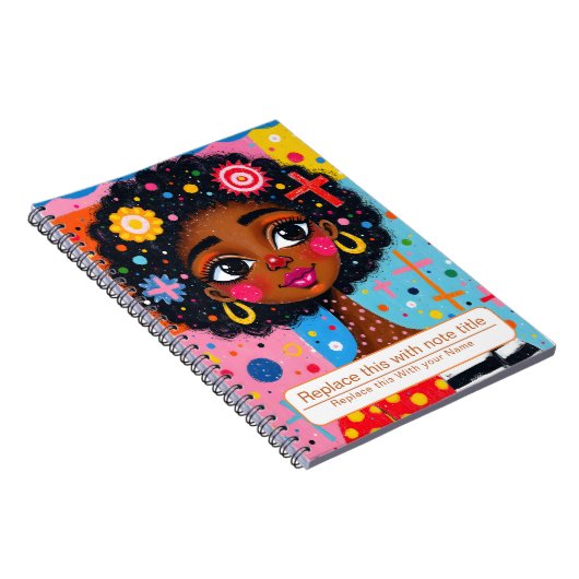 Frauen-Notebook feiern Notizblock (Rechte Seite)