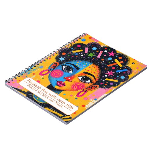 Frauen-Notebook feiern Notizblock (Linke Seite)