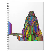 Frauen Notebook-Linie Art Computer Digital-Noteboo Notizblock (Vorderseite)