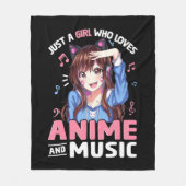 Frauen nur ein Mädchen, das Anime und Music Anime Fleecedecke (Vorderseite)