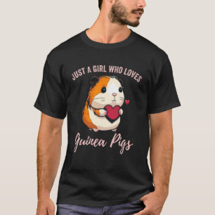 Frauen nur ein Mädchen, das Guinea Liebe schwingt  T-Shirt