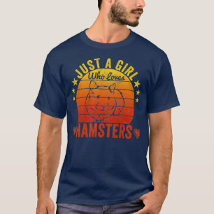 Frauen nur ein Mädchen, das Hamsters Funny Liebe T-Shirt