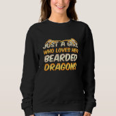 Frauen nur ein Mädchen, das ihre bärtigen Drachen Sweatshirt (Vorderseite)