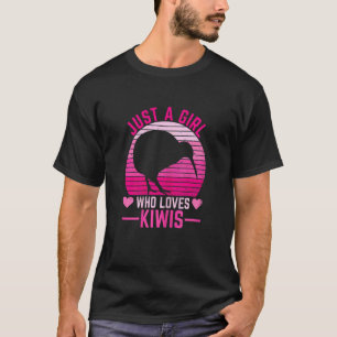 Frauen nur ein Mädchen, das Kiwis-Zitat für einen T-Shirt