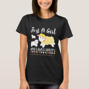 Frauen nur ein Mädchen, das Lieben zaubert Niedlic T-Shirt