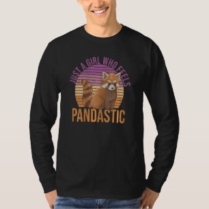 Frauen nur ein Mädchen, das Pandastic Pun für eine T-Shirt