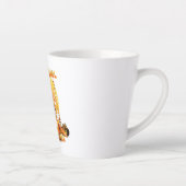 Frauen nur ein Mädchen, das Spitz Lieben Milchtasse (Rechts)