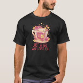 Frauen nur ein Mädchen, das Tea Drinker Tee Lieben (Vorderseite)