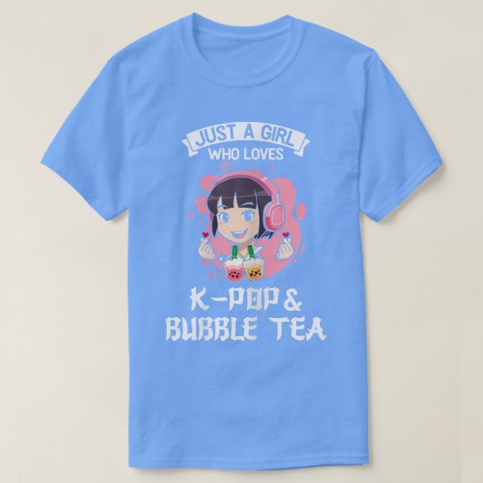 Frauen Nur ein Mädchen, die k-Pop & Bubble Tee k-P (Design vorne)