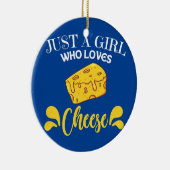 Frauen Nur ein Mädchen, die Käse Sprichwort Gesche Keramik Ornament (Rechts)