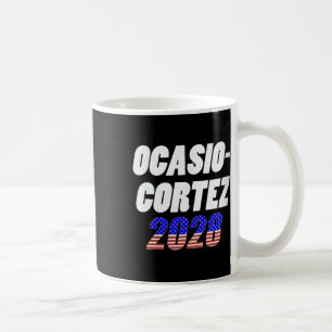 Frauen Ocasio-cortez 2028 - Aoc für Präsident V-ne Kaffeetasse