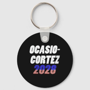 Frauen Ocasio-cortez 2028 - Aoc für Präsident V-ne Schlüsselanhänger