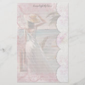 Frauen Ocean View Imitate mit Spitzen-Linken Briefpapier (Vorderseite)