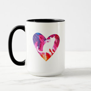 Frauen oder Mädchen Katzen Gefärbte Krawatte Wasse Tasse