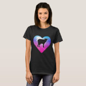 Frauen oder Mädchen - Schafe T-Shirt (Vorne ganz)