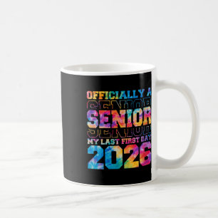 Frauen offiziell Seniorin 2026 Mein letzter erster Kaffeetasse