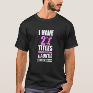 Frauen ohne Lauf für einen Parkour Runner Tante T-Shirt