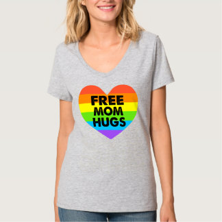 Frauen ohne Mama Hugs LGBT T-Shirt