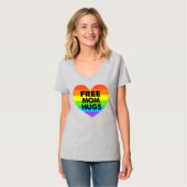 Frauen ohne Mama Hugs LGBT T-Shirt (Vorderseite Vollansicht)