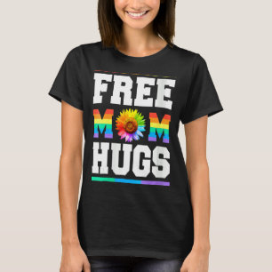 Frauen ohne Mama Hugs Pride Lgbt / Neck T-Shirt