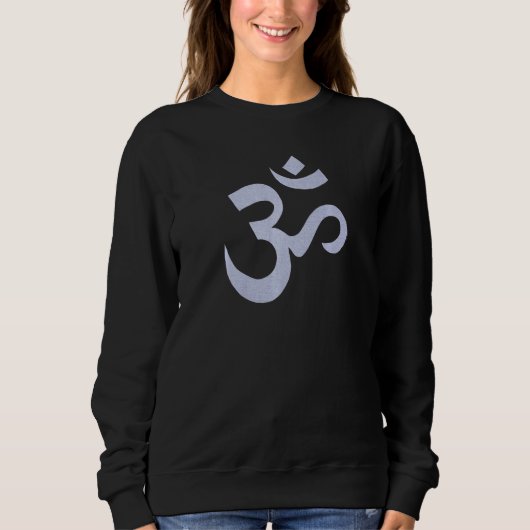 Frauen Om Lila Niedlich Aum Sweatshirt (Vorderseite)