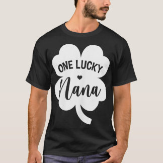 Frauen One Lucky Nana Kleeblatt Vierblättriges Kle T-Shirt