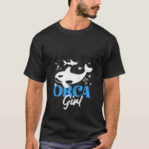 Frauen Orca Grafik für Frauen Mädchen Kinder Whale T-Shirt