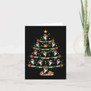 Frauen Orca Weihnachtsbaum Lichter Lustiges Meer T Karte