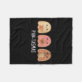 Frauen Pantasmas Ghost Funny Spooky Conchas Fleecedecke (Vorderseite (Horizontal))