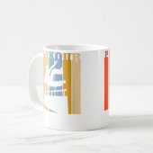 Frauen Parkour Kaffeetasse (Vorderseite Links)