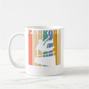 Frauen Parkour Kaffeetasse