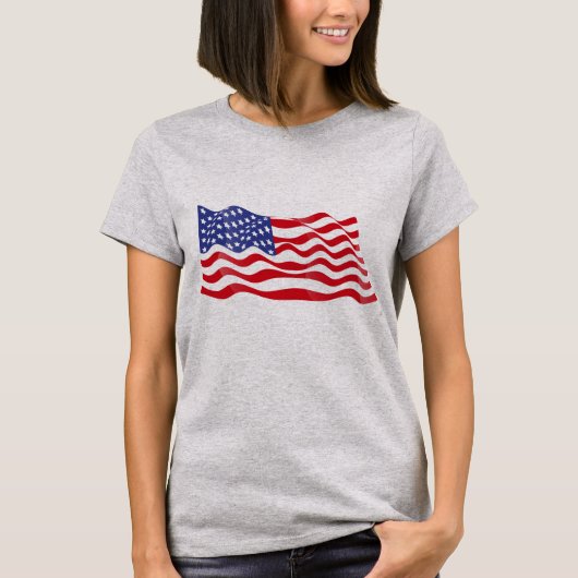 Frauen Patriotischer T - Shirt (Vorderseite)