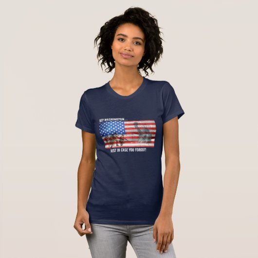 Frauen Patriotischer T - Shirt (Vorne ganz)